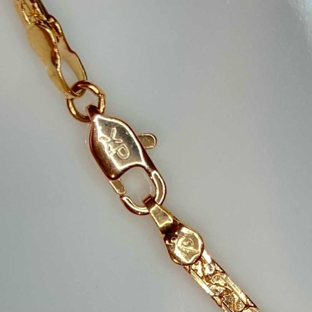 Gold plated 18k Cross Pendant Necklace 26” - Picture 6 of 17